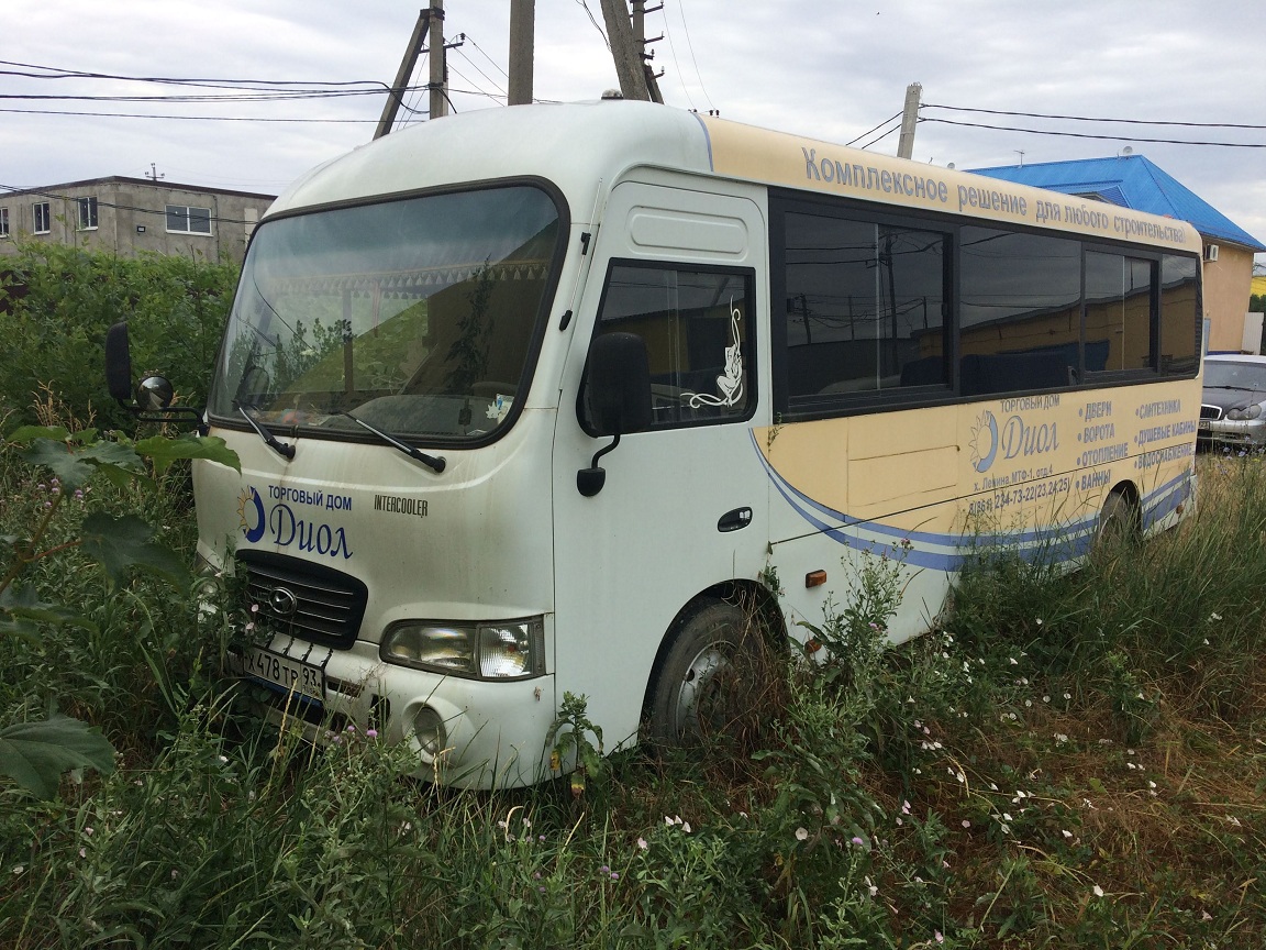 Краснодарский край, Hyundai County LWB (ТагАЗ) № Х 478 ТР 93 — Фото —  Автобусный транспорт