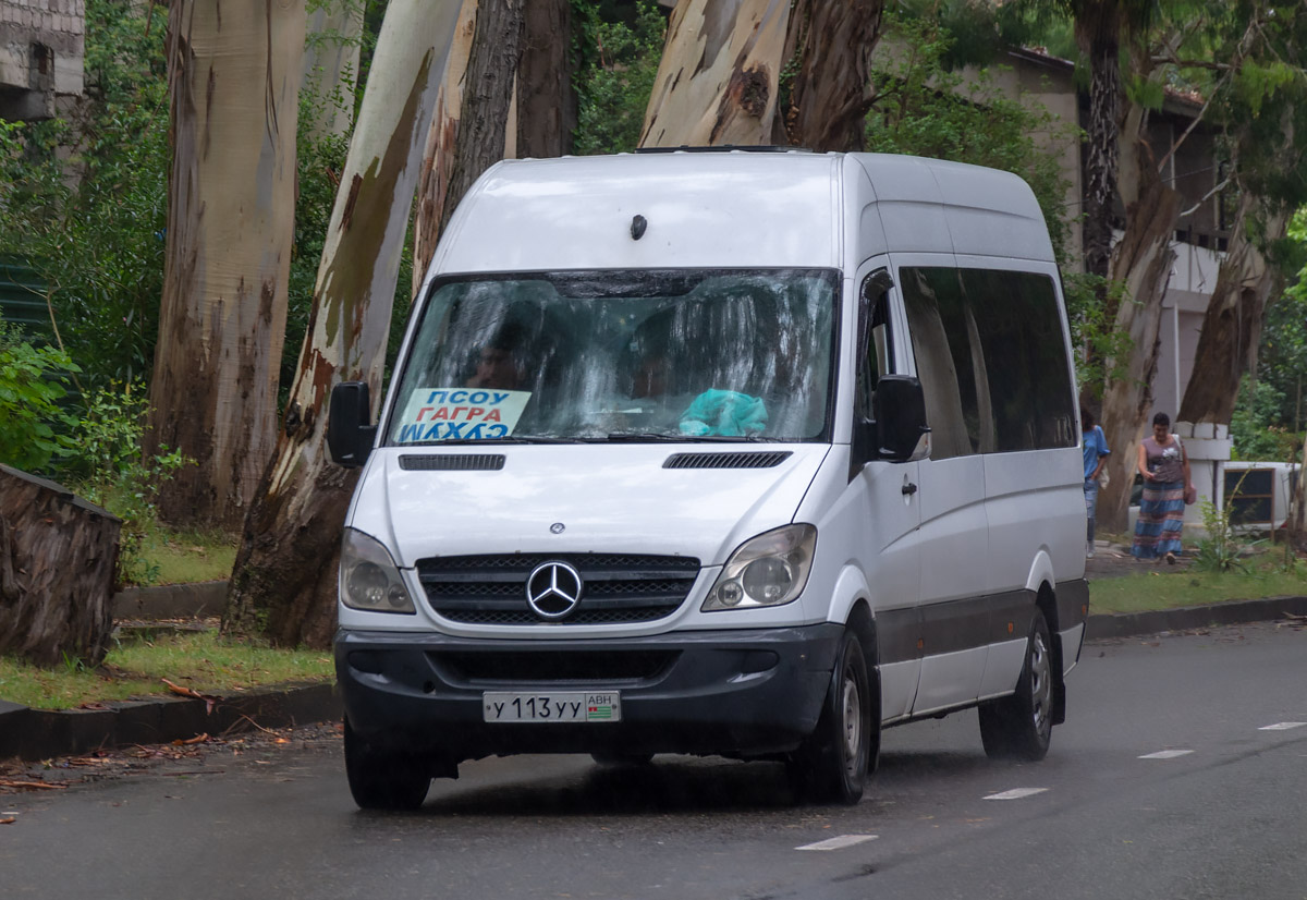 Абхазия, Mercedes-Benz Sprinter № У 113 УУ — Фото — Автобусный транспорт