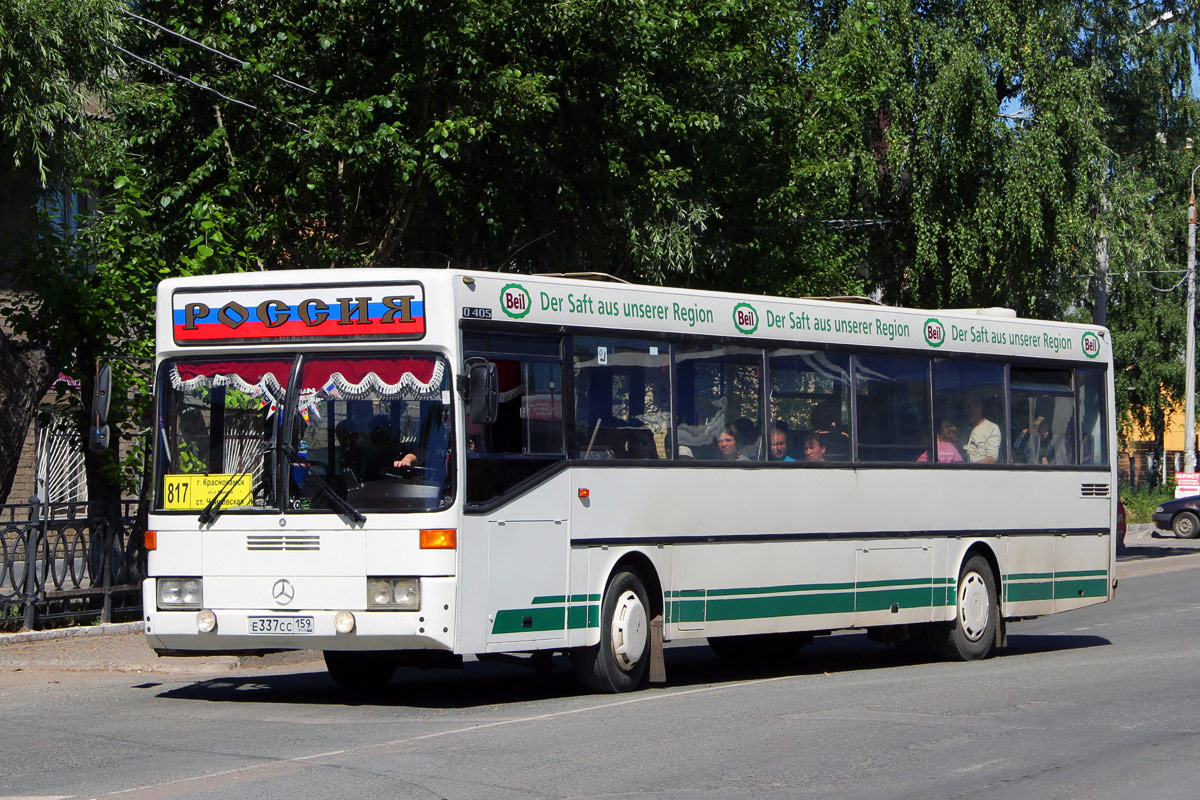 Пермский край, Mercedes-Benz O405 № Е 337 СС 159 — Фото — Автобусный  транспорт