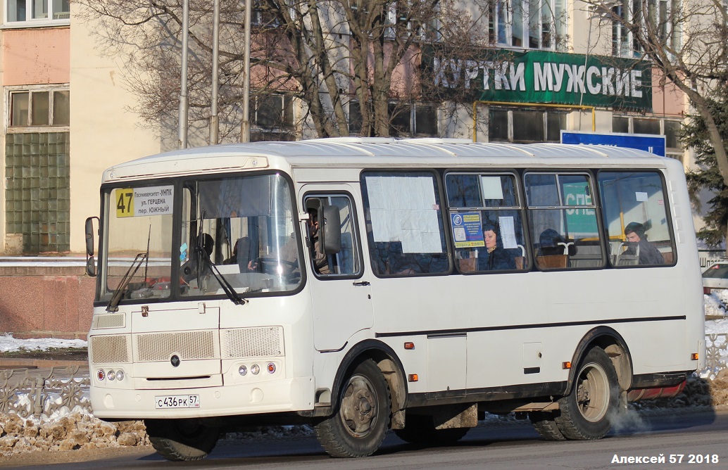 Oryol region, PAZ-32054 # С 436 РК 57
