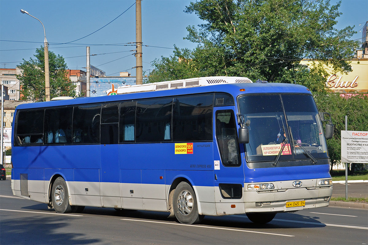 Красноярский край, Hyundai AeroExpress HSX № КМ 045 24 — Фото — Автобусный  транспорт