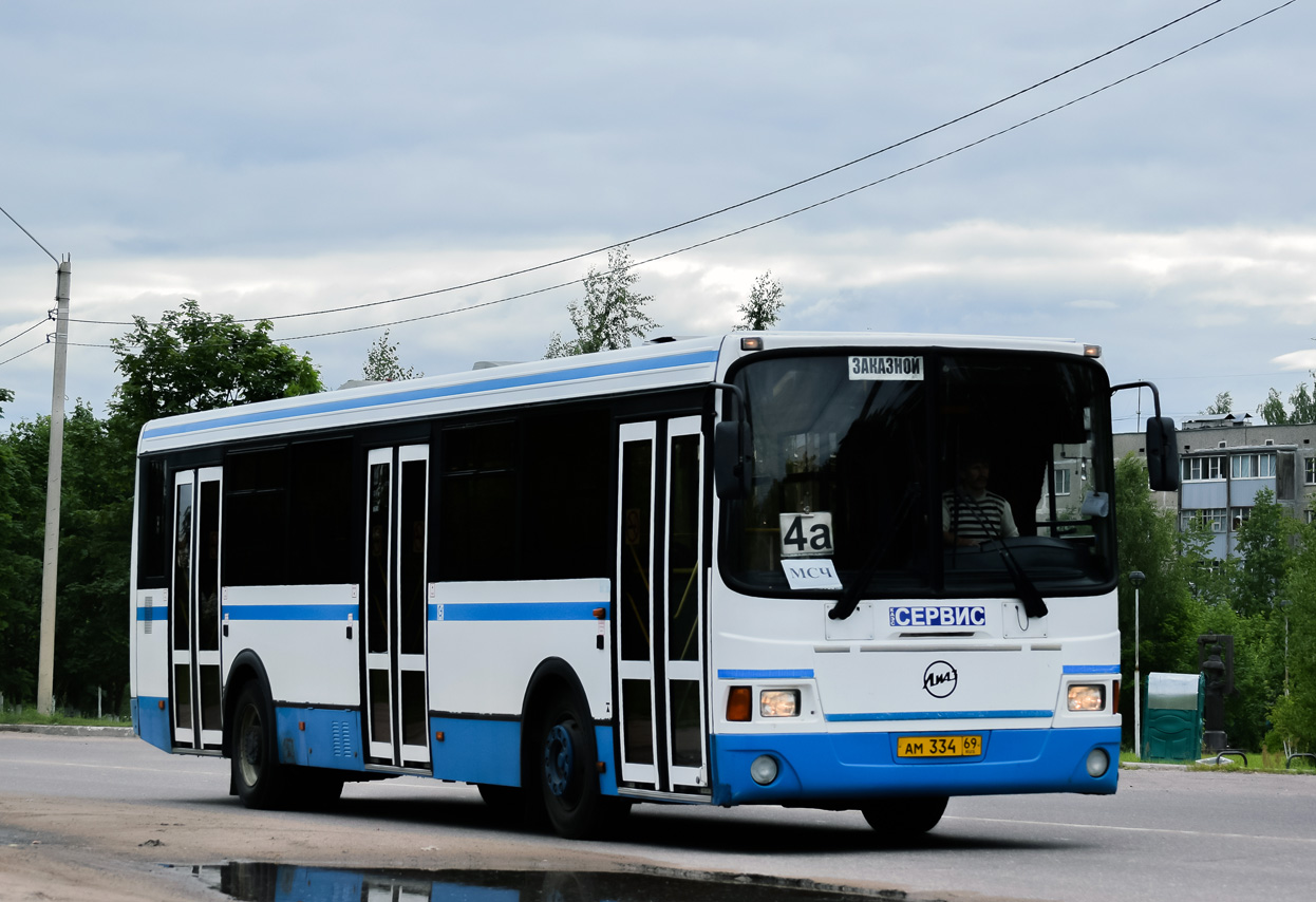 Tver region, LiAZ-5256.36 # АМ 334 69