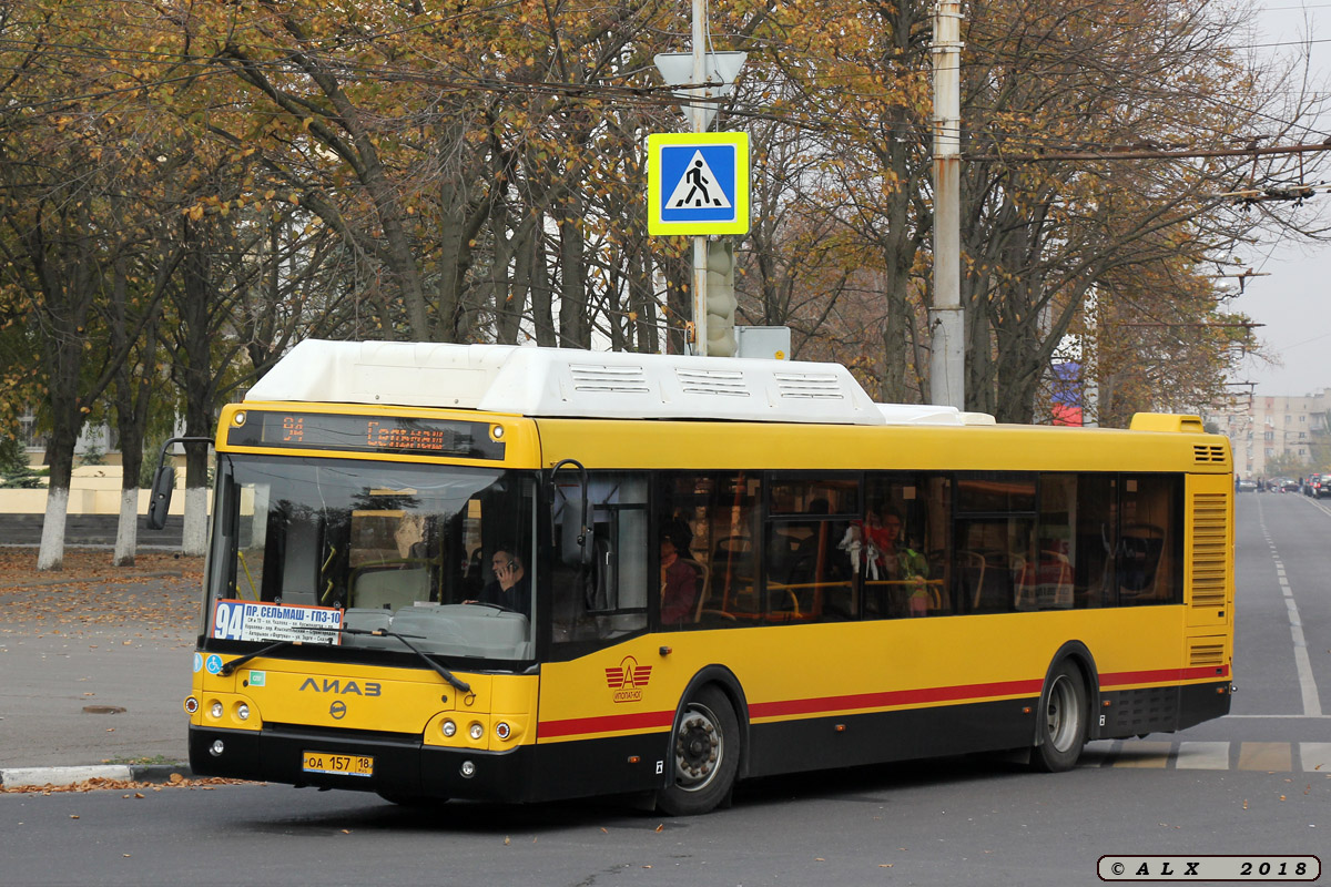 Rostov region, LiAZ-5292.67 (CNG) # ОА 157 18