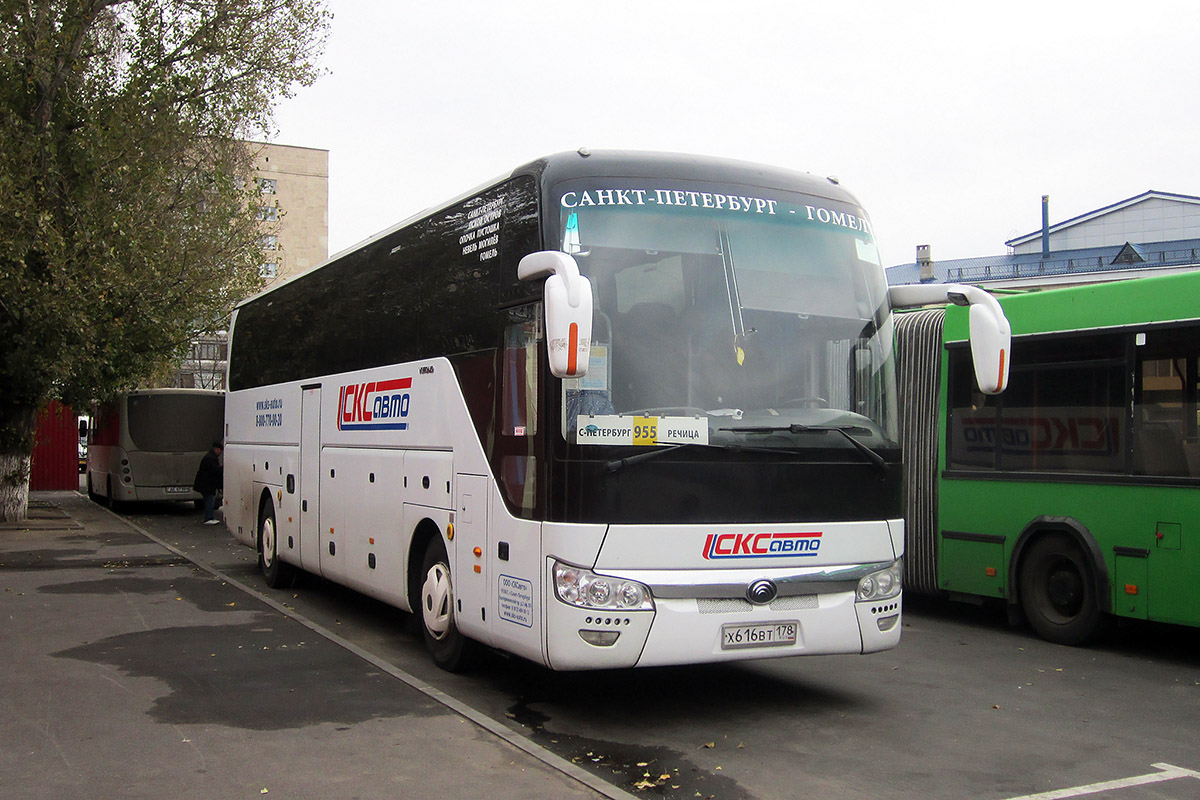 Санкт-Петербург, Yutong ZK6122H9 № Х 616 ВТ 178 — Фото — Автобусный  транспорт