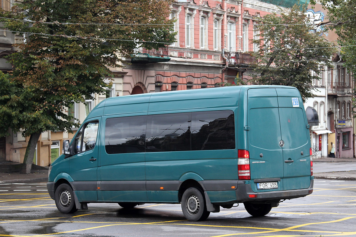 Литва, Mercedes-Benz Sprinter W906 311CDI № FOR 455 — Фото — Автобусный  транспорт