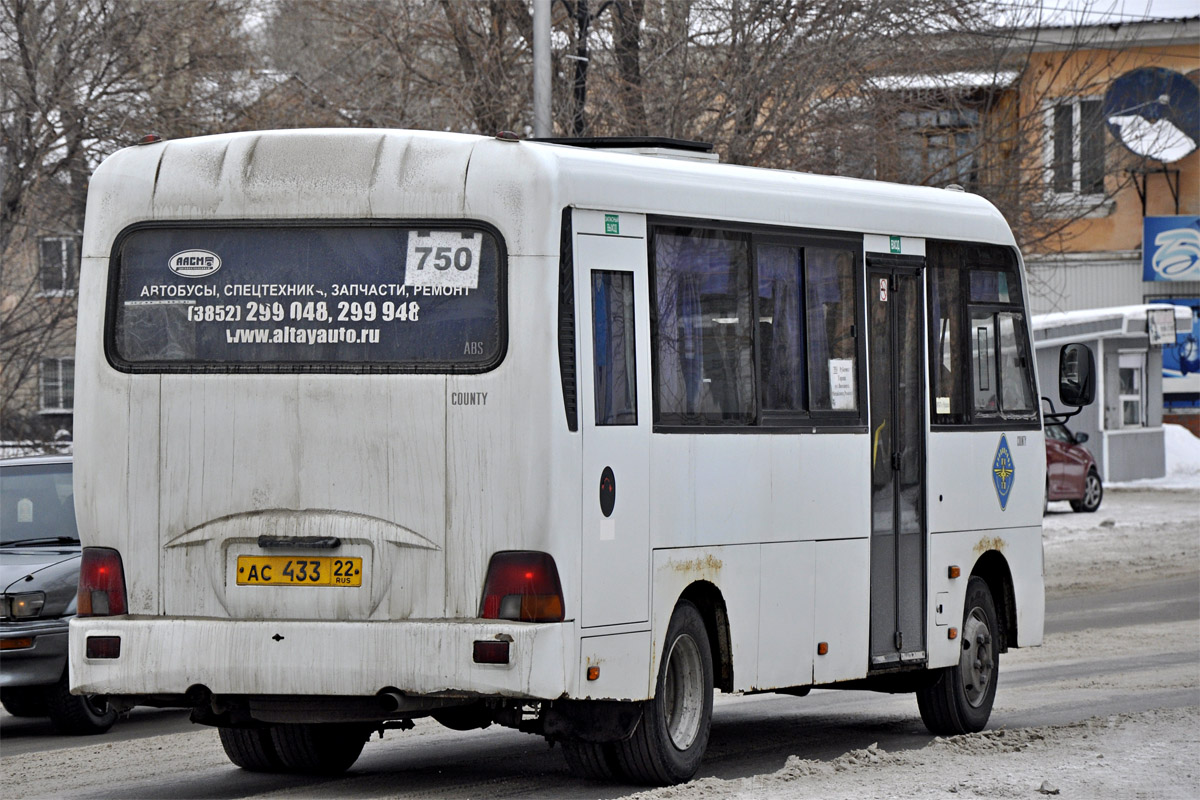 Алтайский край, Hyundai County LWB (ТагАЗ) № АС 433 22 — Фото — Автобусный  транспорт