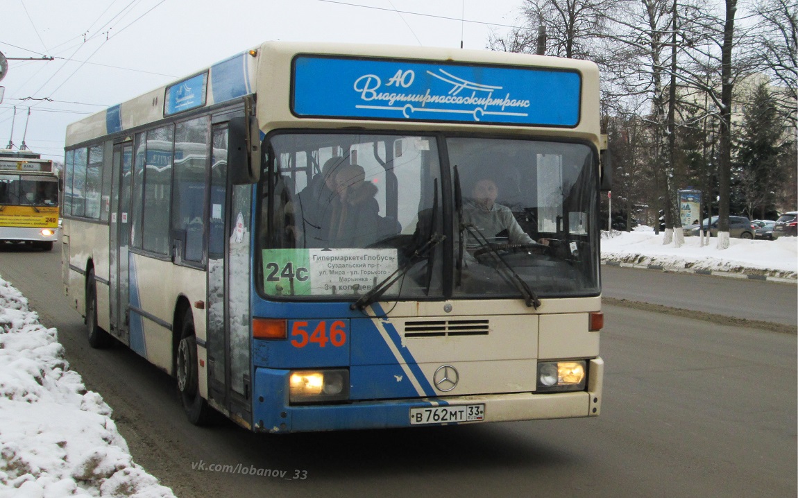 Vladimir region, Mercedes-Benz O405N2 # 546