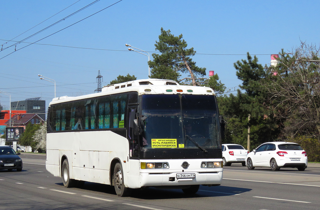 Адыгея, SsangYong TransStar № А 346 ОМ 01 — Фото — Автобусный транспорт