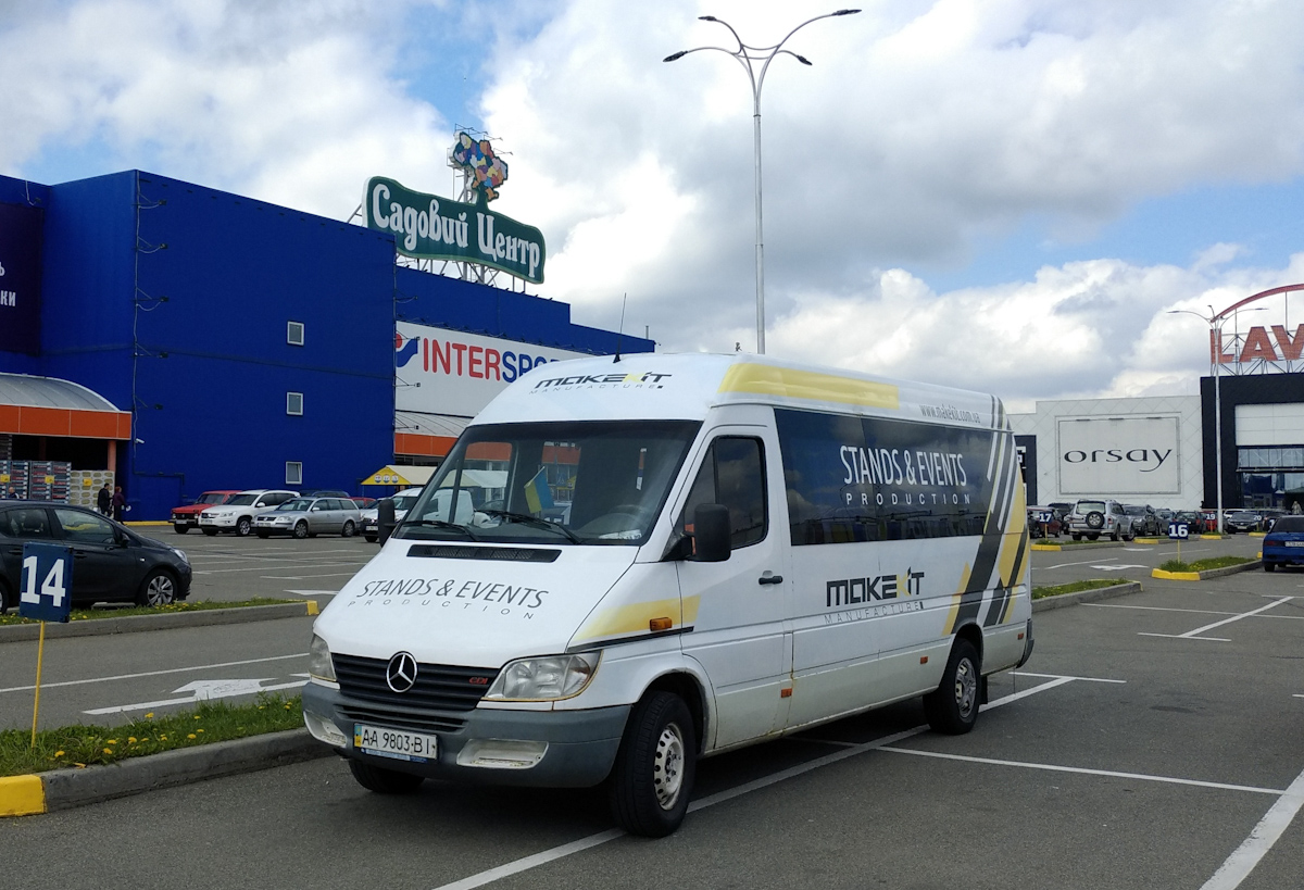 Киев, Mercedes-Benz Sprinter W903 311CDI № AA 9803 BI — Фото — Автобусный  транспорт