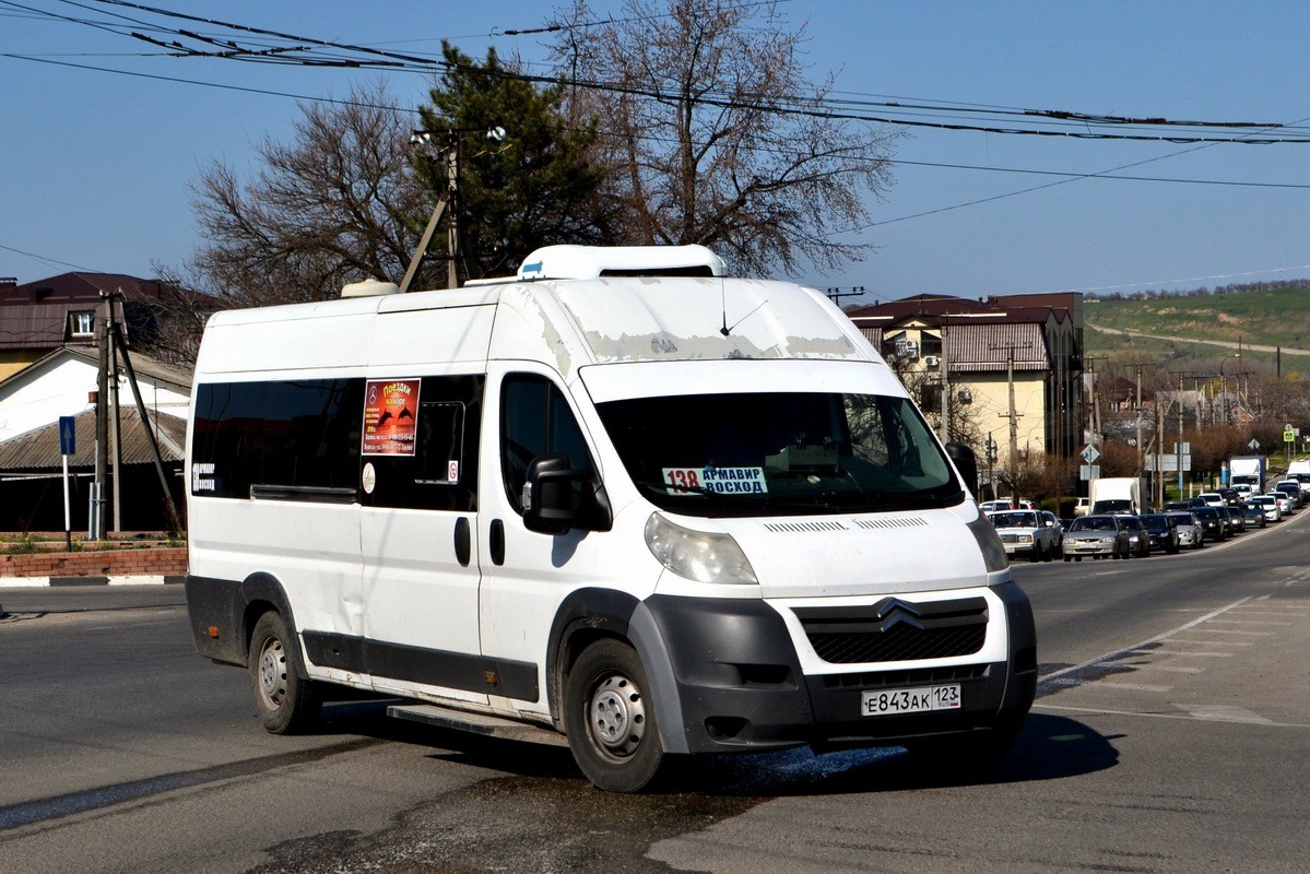 Краснодарский край, Авто Вектор 454222 (Citroёn Jumper) № Е 843 АК 123 —  Фото — Автобусный транспорт