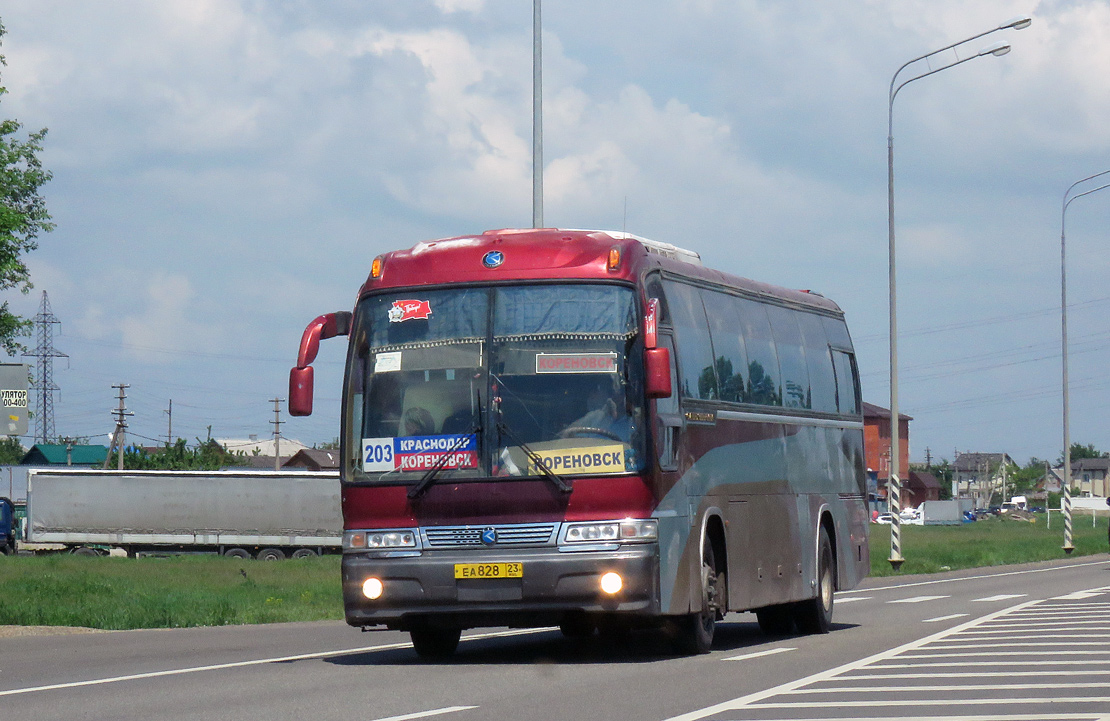 Краснодарский край, Kia Granbird Super Premium № ЕА 828 23 — Фото —  Автобусный транспорт