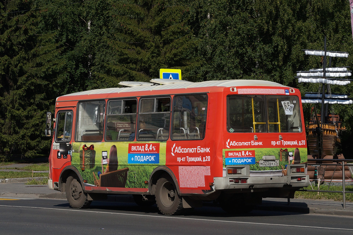 Arkhangelsk region, PAZ-32054 # 3203