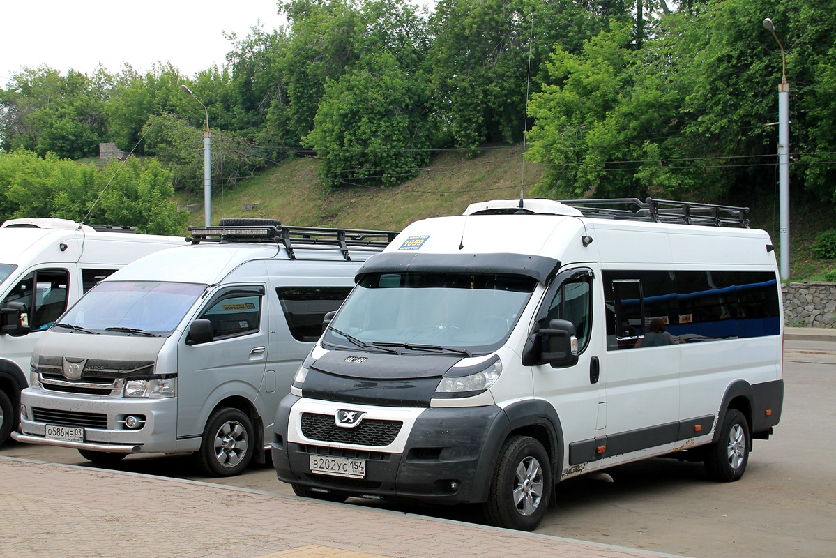 Бурятия, Нижегородец-2227SK (Peugeot Boxer) № В 202 УС 154 — Фото —  Автобусный транспорт