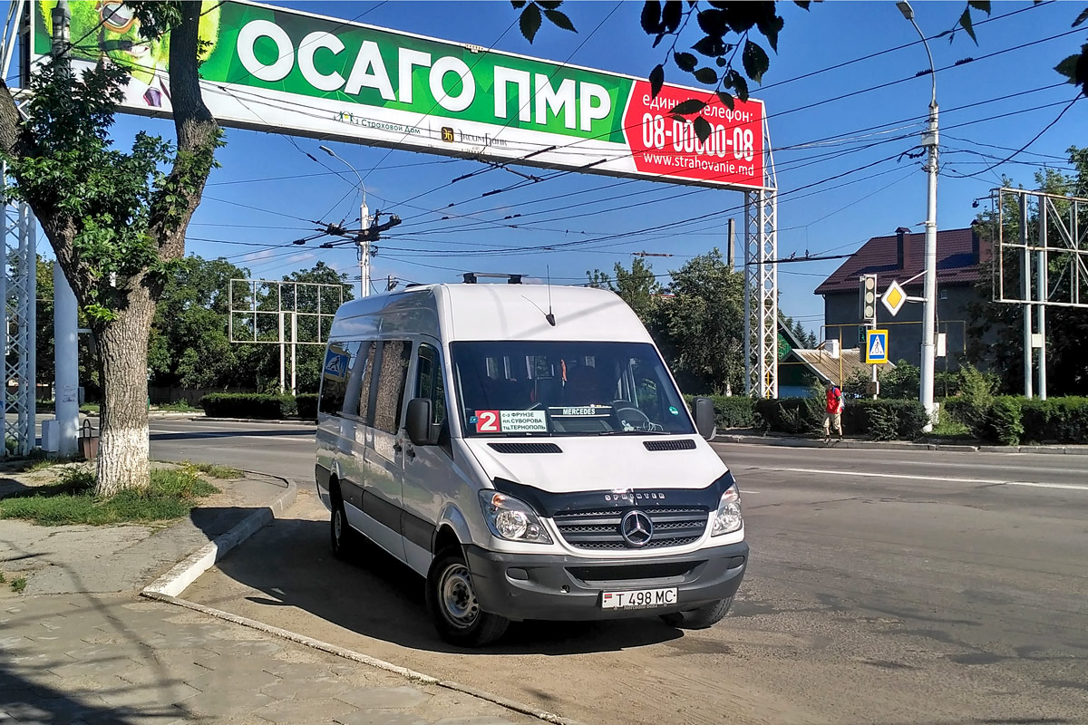 Приднестровье, Mercedes-Benz Sprinter № Т 498 МС — Фото — Автобусный  транспорт