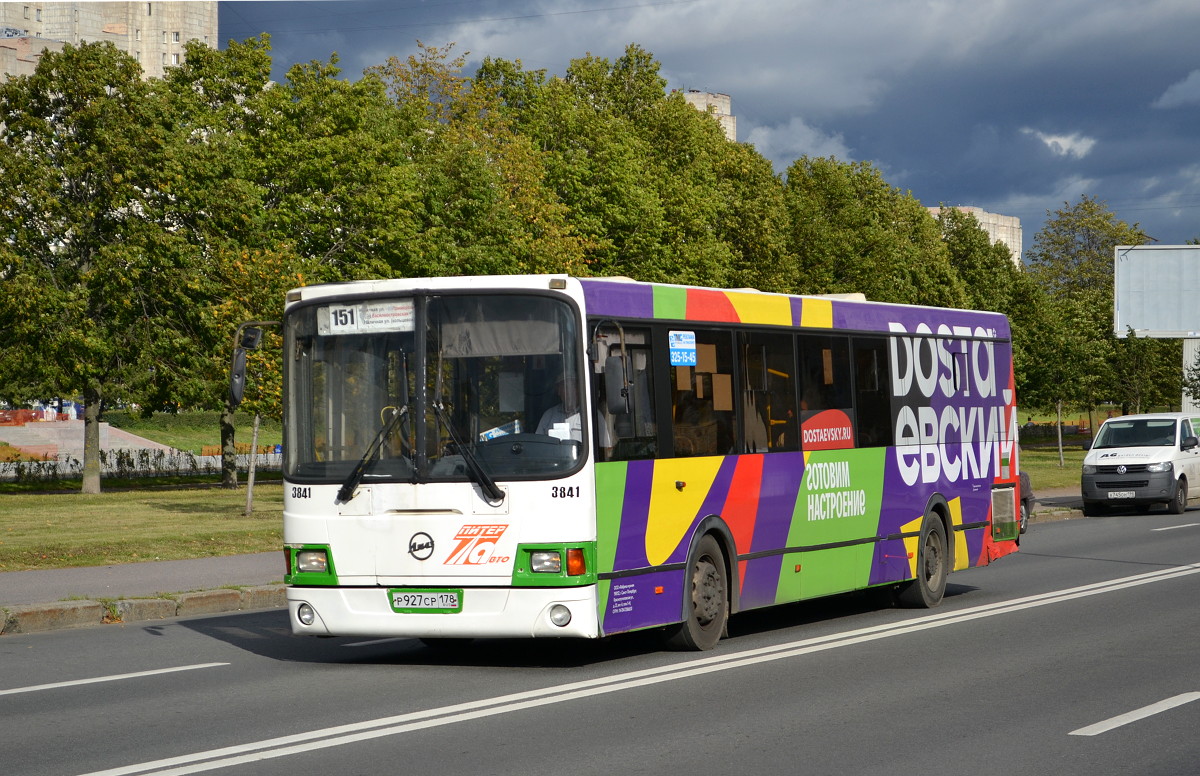 Saint Petersburg, LiAZ-5293.60 # 3841