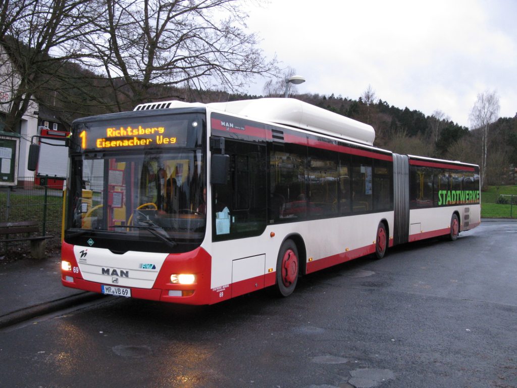 Hesse, MAN A23 Lion's City G NG313 CNG # 69