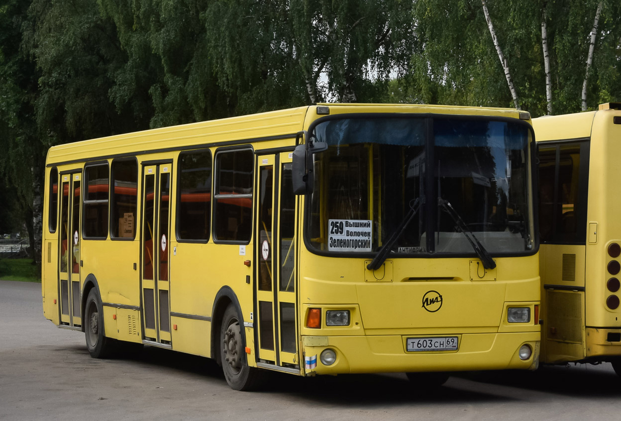 Tver region, LiAZ-5256.36 # Т 603 СН 69