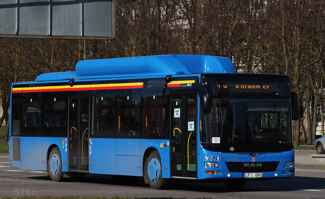 Lithuania, MAN A21 Lion's City NL273 CNG # 60