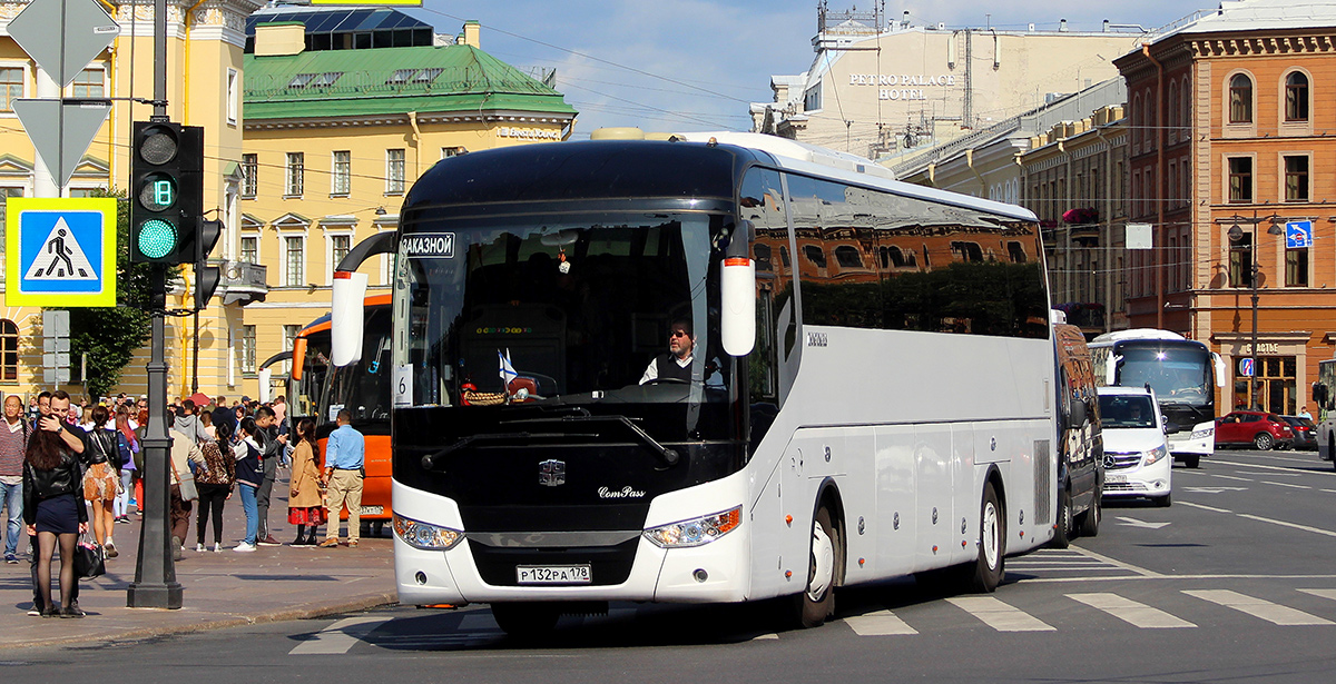 Saint Petersburg, Zhong Tong LCK6127H ComPass # Р 132 РА 178
