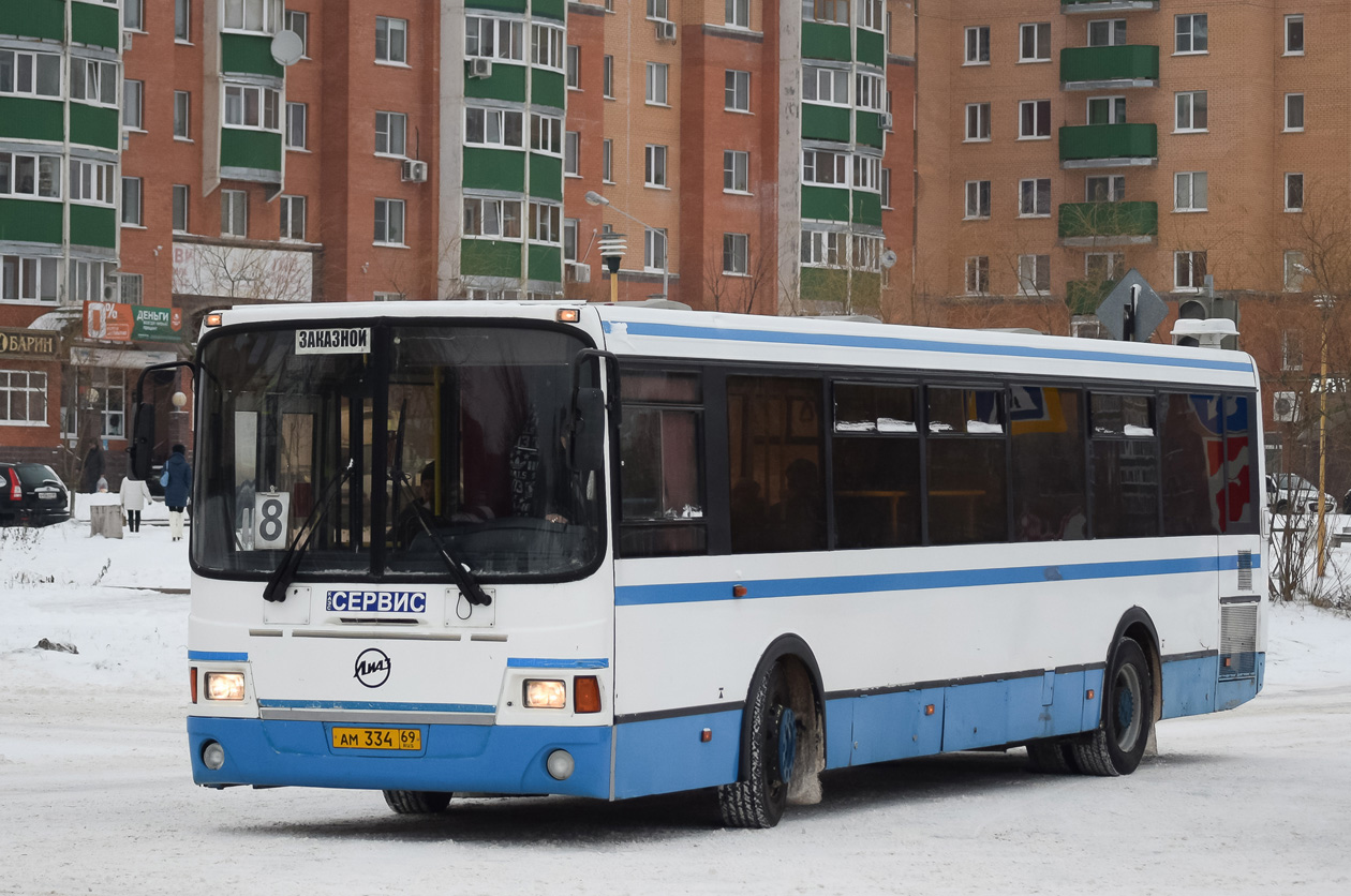 Tver region, LiAZ-5256.36 # АМ 334 69
