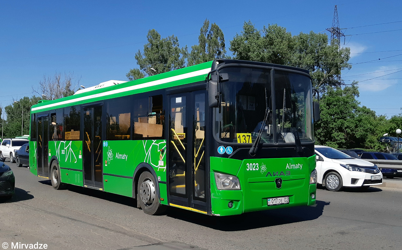 Almaty, LiAZ-5293.60 # 3023