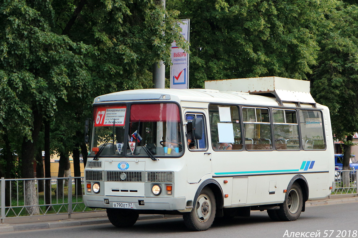 Oryol region, PAZ-32053 # В 790 ЕТ 57