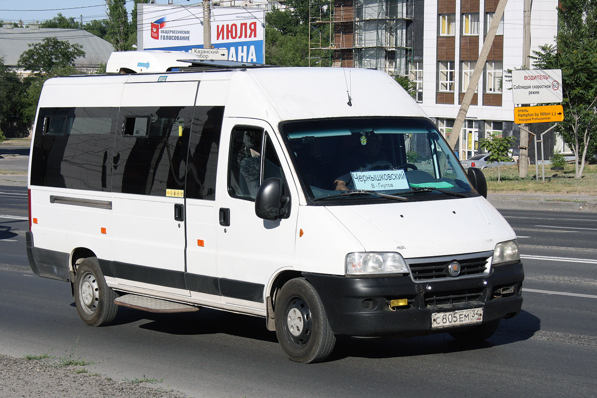 Волгоградская область, FIAT Ducato 244 [RUS] № С 805 ЕМ 34 — Фото —  Автобусный транспорт