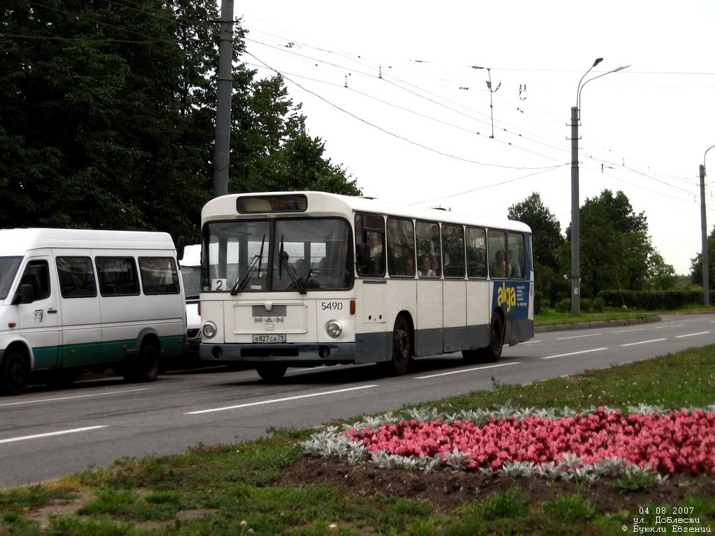 Санкт-Петербург, MAN 192 SL200 № 5490