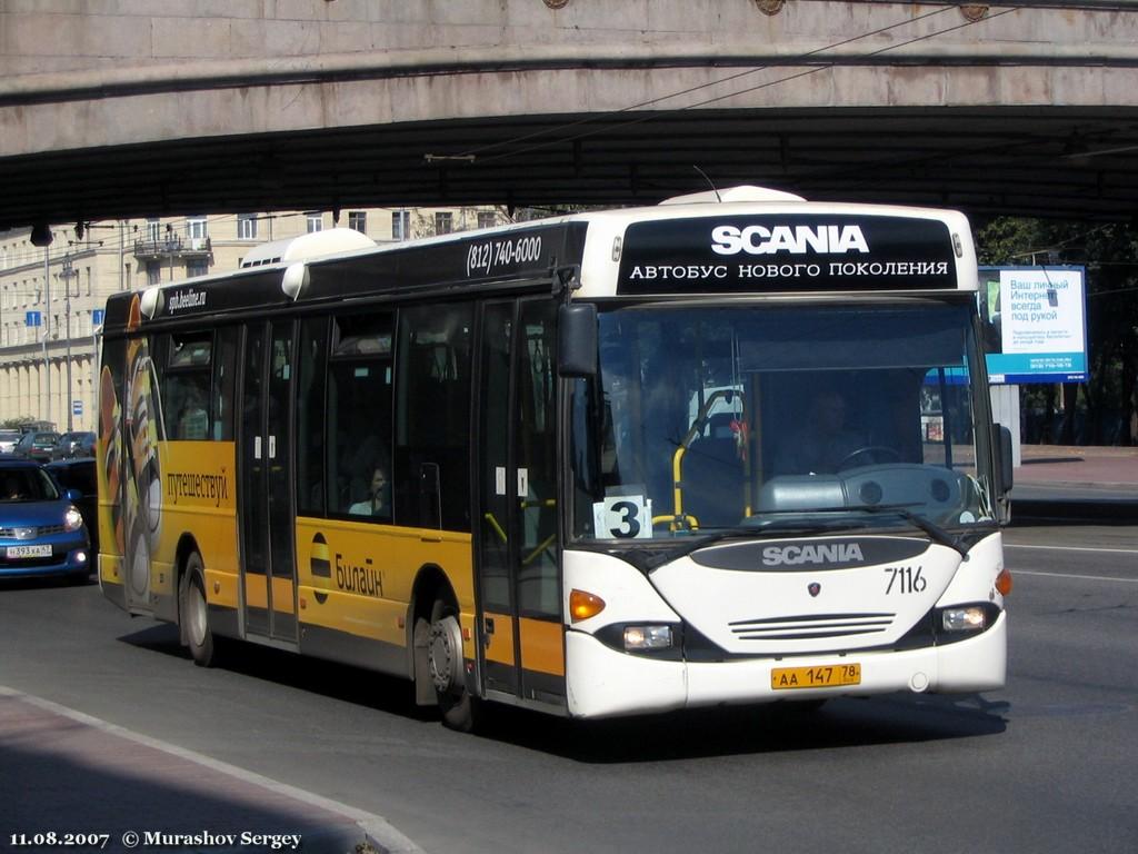 Санкт-Петербург, Scania OmniLink I (Скания-Питер) № 7116