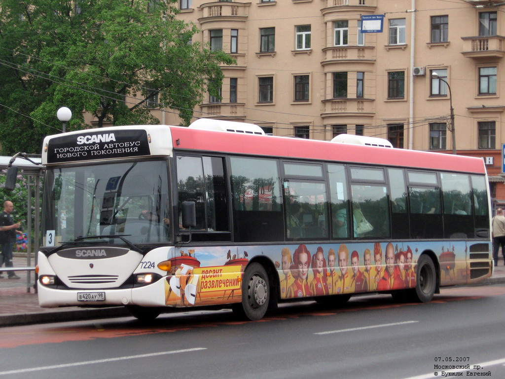 Санкт-Петербург, Scania OmniLink I (Скания-Питер) № 7224