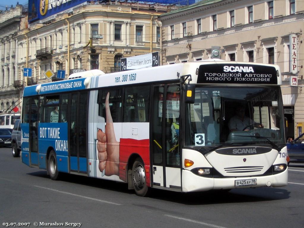 Санкт-Петербург, Scania OmniLink I (Скания-Питер) № 7124