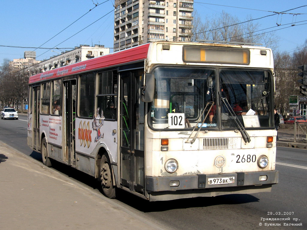 Санкт-Петербург, ЛиАЗ-5256.25 № 2680