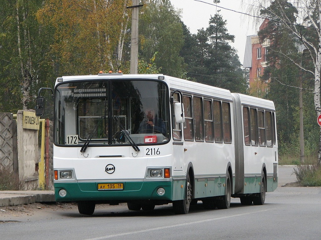 Санкт-Петербург, ЛиАЗ-6212.00 № 2116