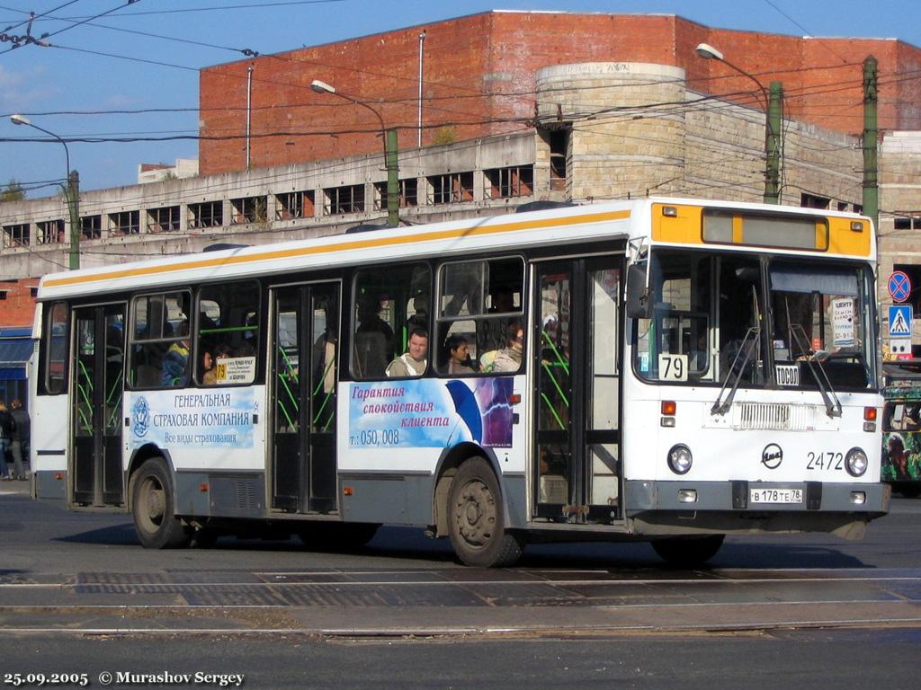 Санкт-Петербург, ЛиАЗ-5256.25 № 2472