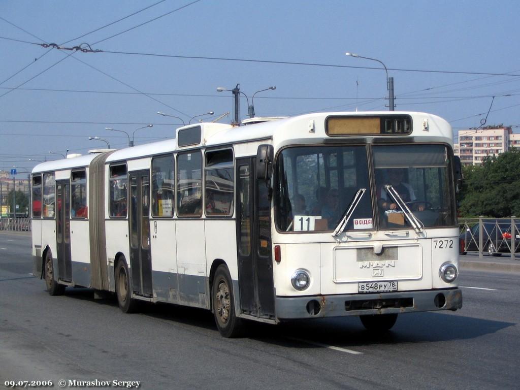 Санкт-Петербург, MAN 593 SG240H № 7272