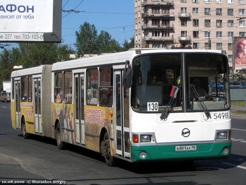 Санкт-Петербург, ЛиАЗ-6212.00 № 5498