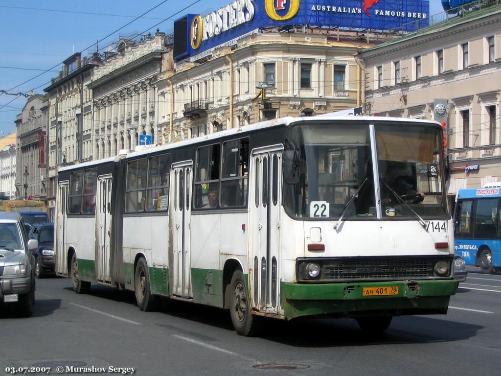 Санкт-Петербург, Ikarus 280.33 № 7144