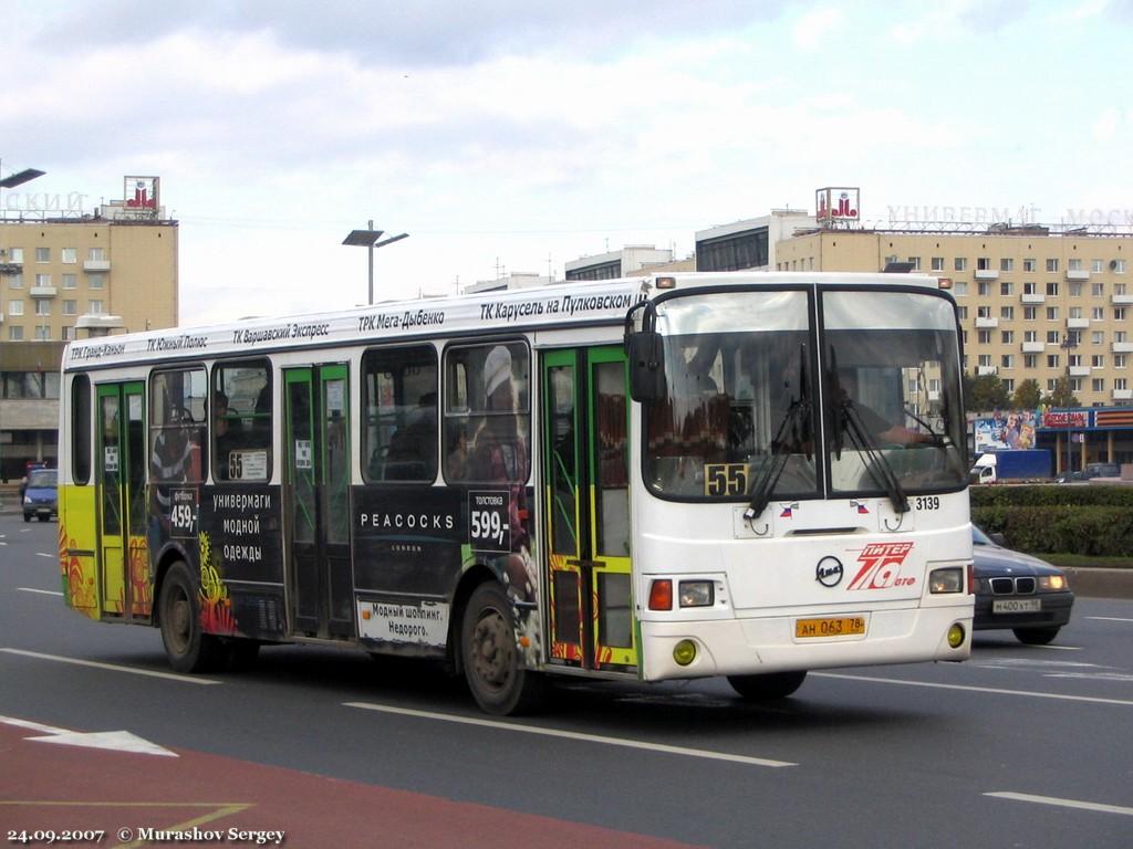 Санкт-Петербург, ЛиАЗ-5256.25 № 3139