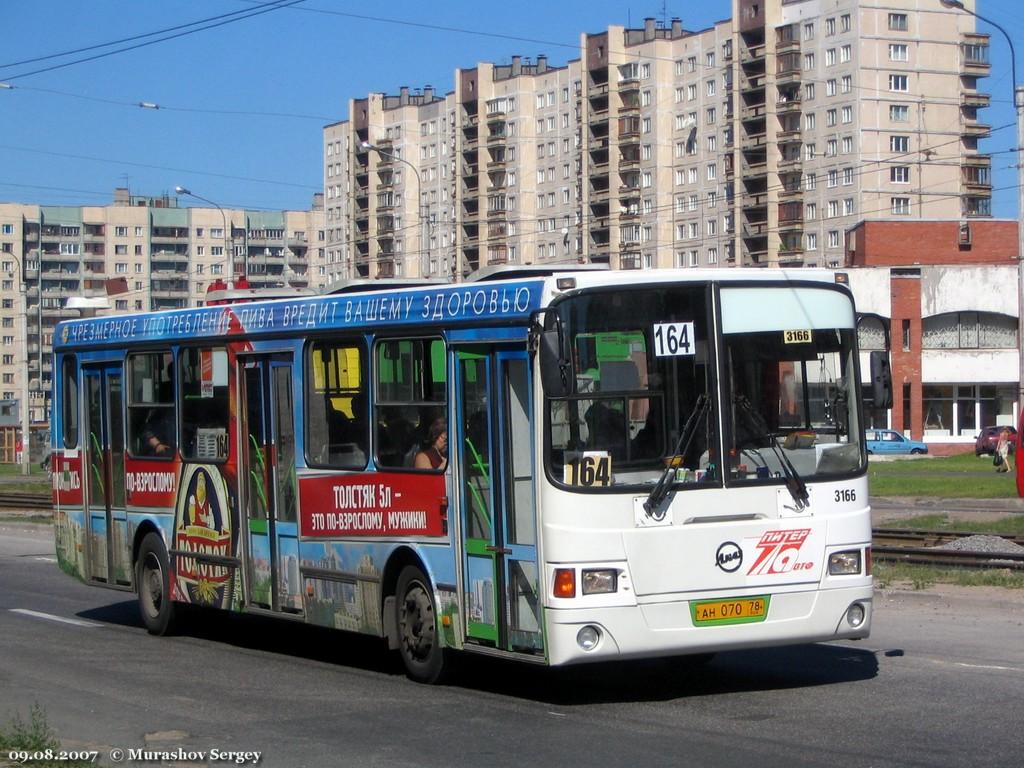 Санкт-Петербург, ЛиАЗ-5256.26 № 3166