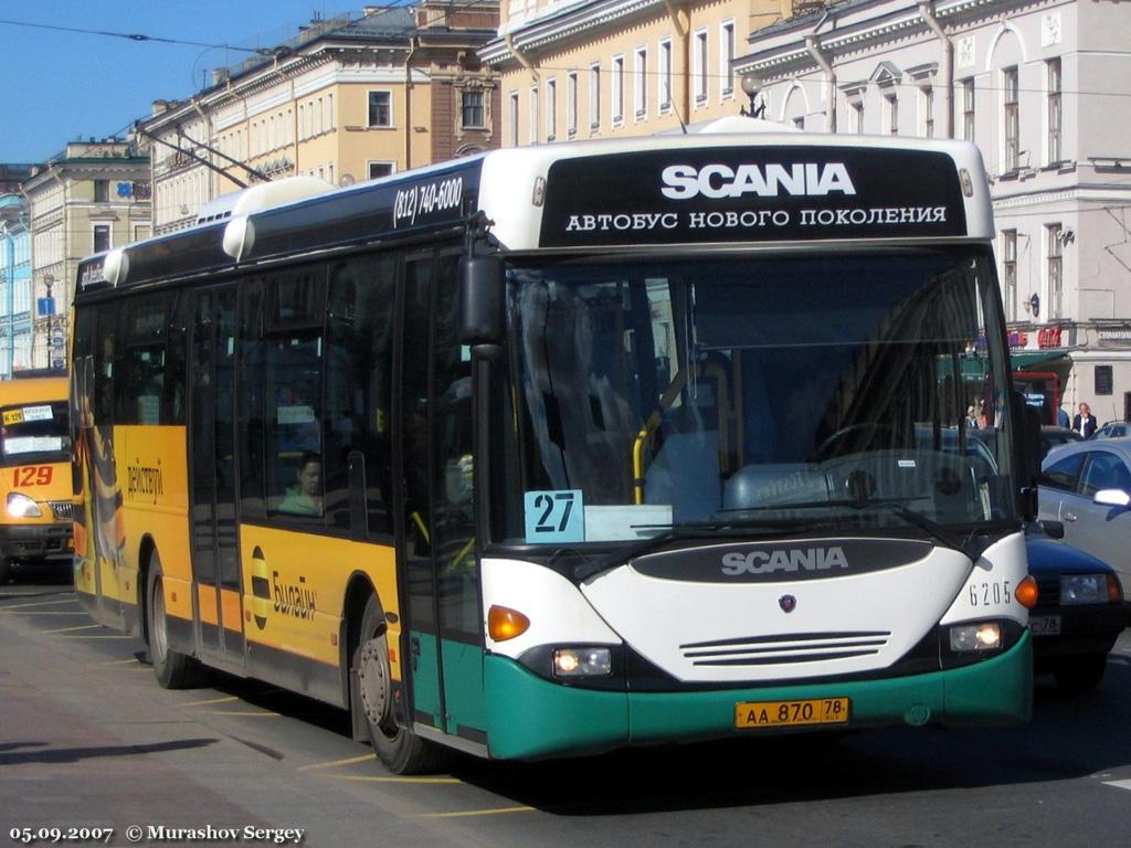 Санкт-Петербург, Scania OmniLink I (Скания-Питер) № 6205