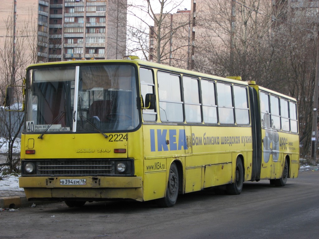 Санкт-Петербург, Ikarus 280.33O № 2224