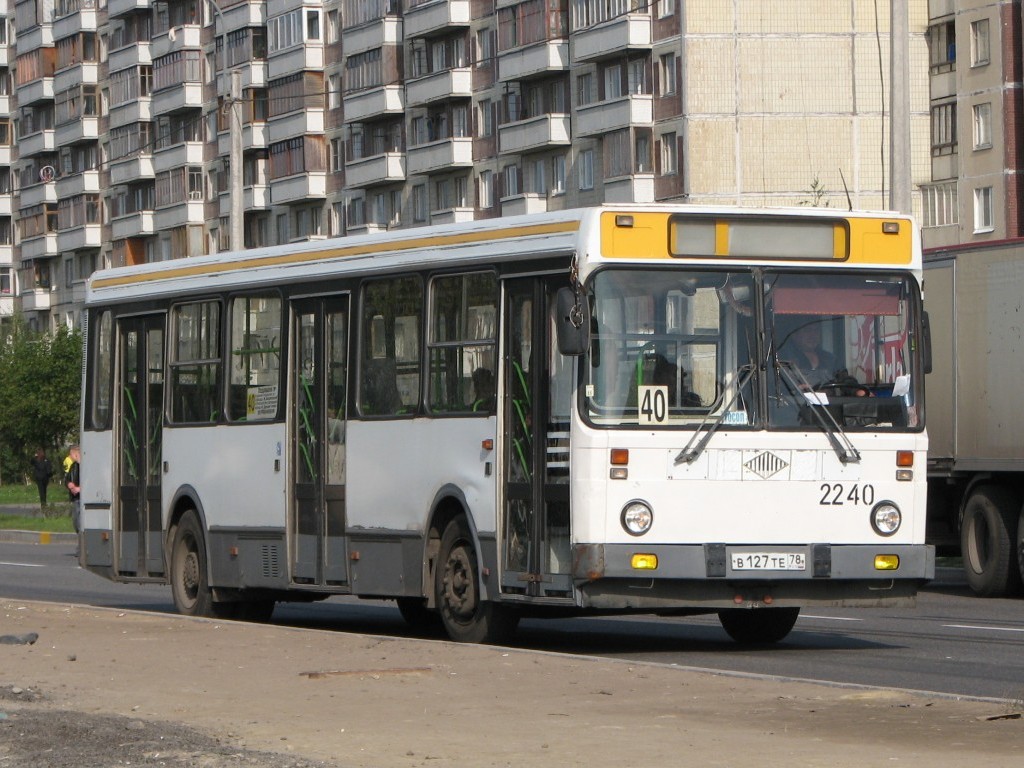 Санкт-Петербург, ЛиАЗ-5256.25 № 2240