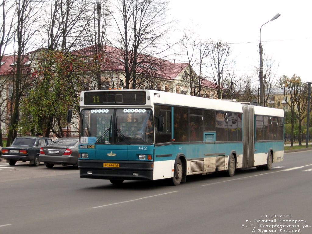 Новгородская область, МАЗ-105.060 № 442