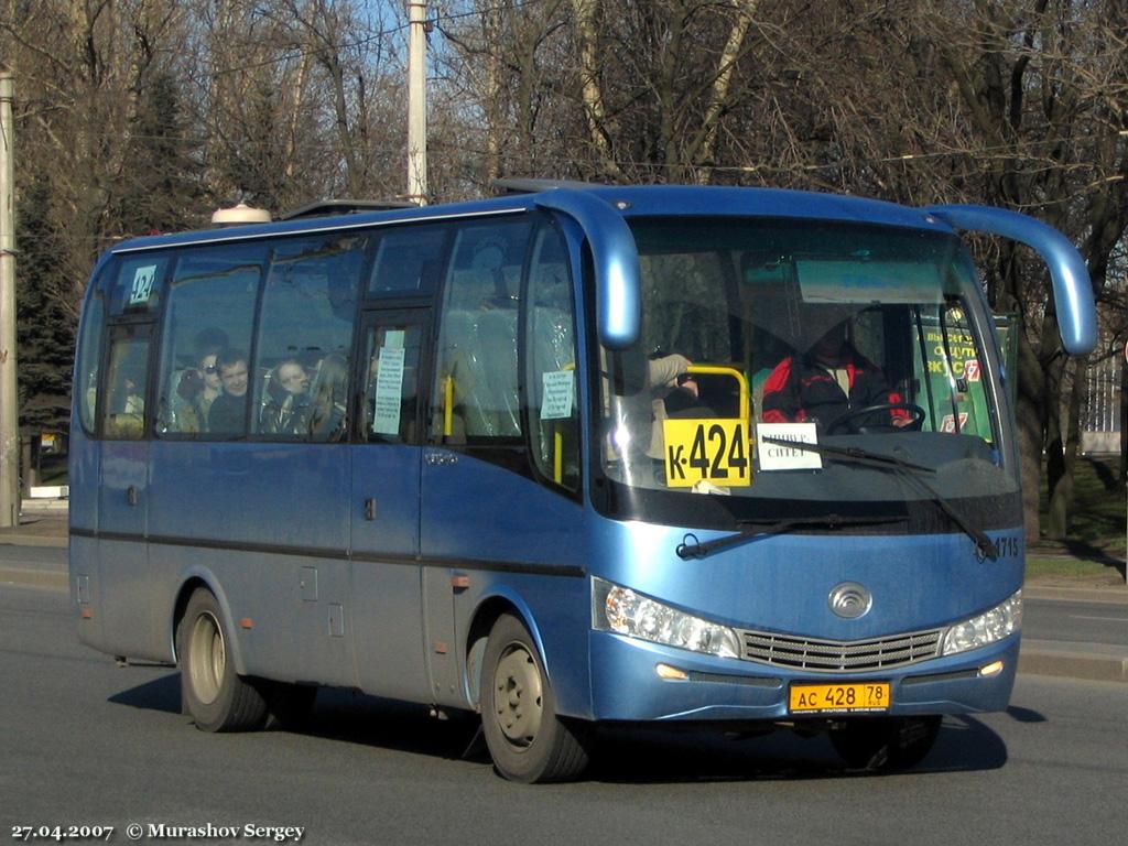 Санкт-Петербург, Yutong ZK6737D № 1715