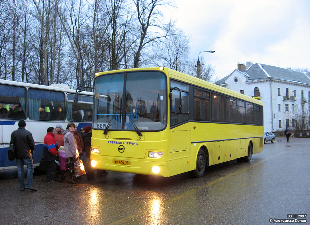 Тверская область, ЛиАЗ-5256.33-01 (ГолАЗ) № АК 416 69