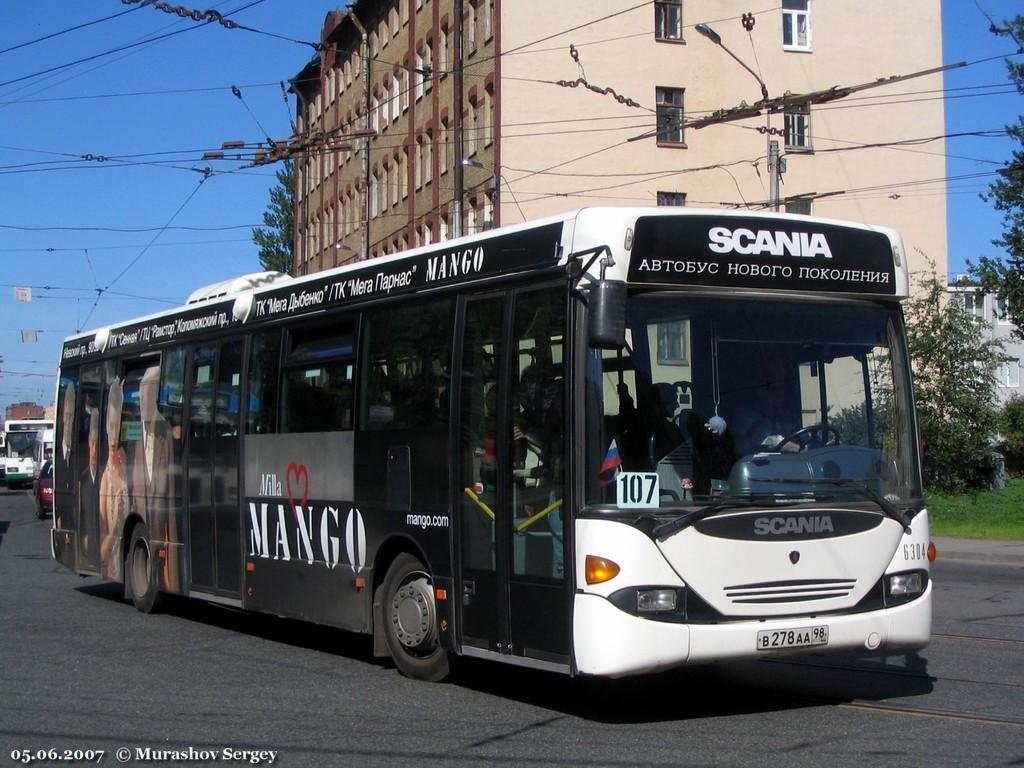 Санкт-Петербург, Scania OmniLink I (Скания-Питер) № 6304