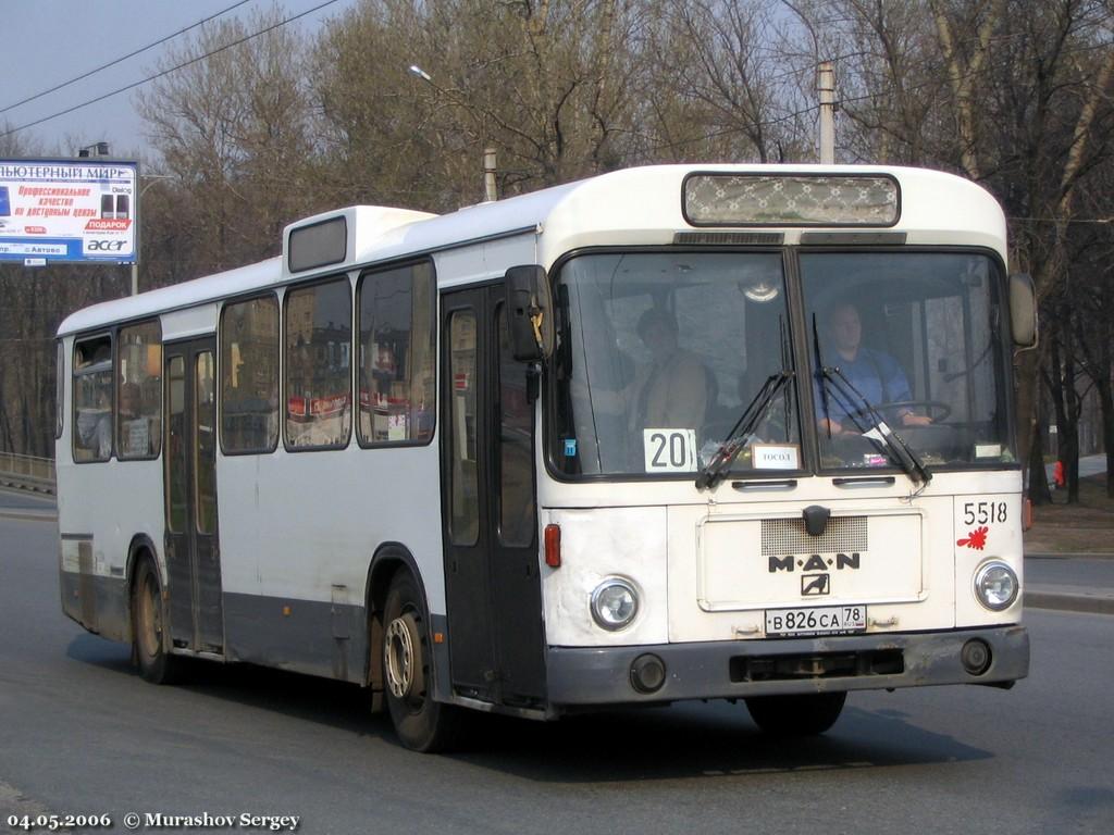 Санкт-Петербург, MAN 192 SL200 № 5518