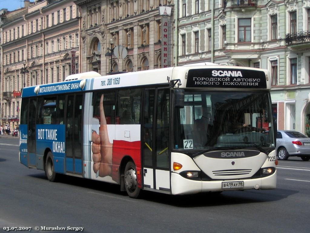 Санкт-Петербург, Scania OmniLink I (Скания-Питер) № 7225