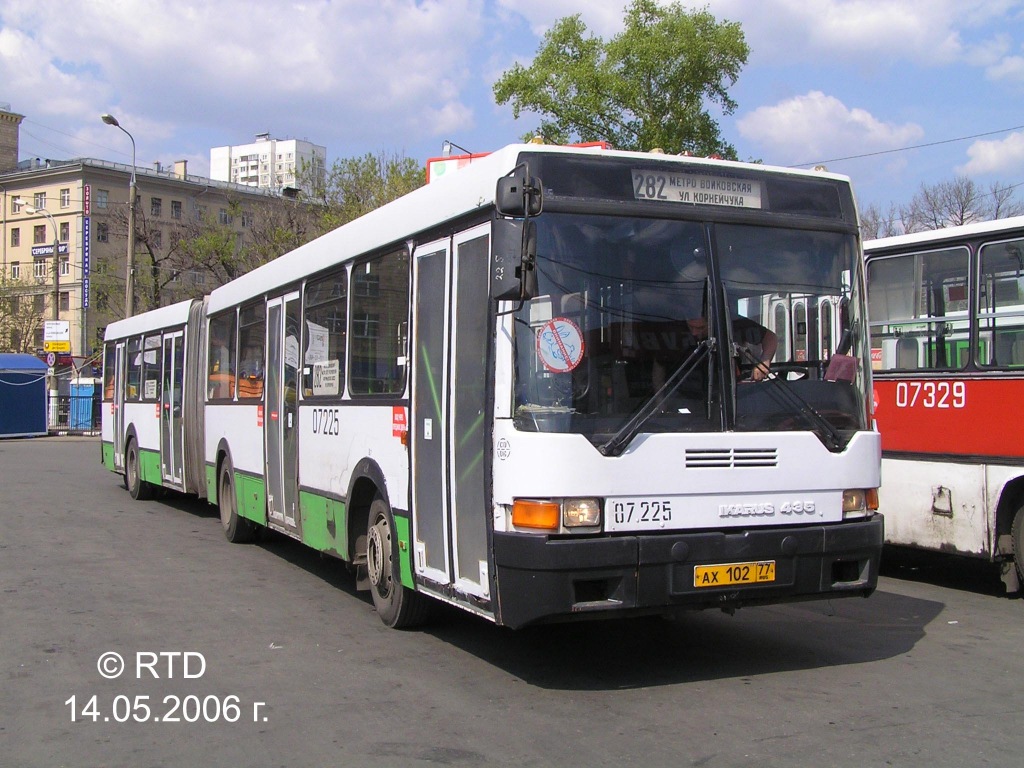 Москва, Ikarus 435.17 № 07225