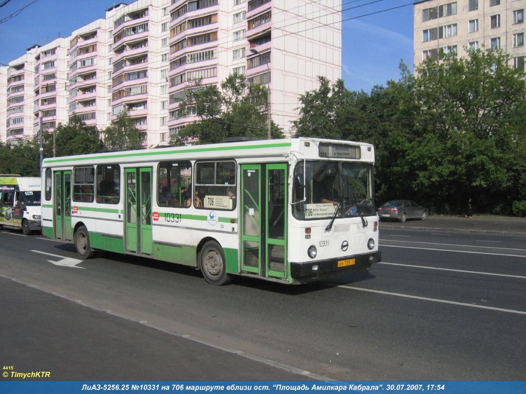 Москва, ЛиАЗ-5256.25 № 10331